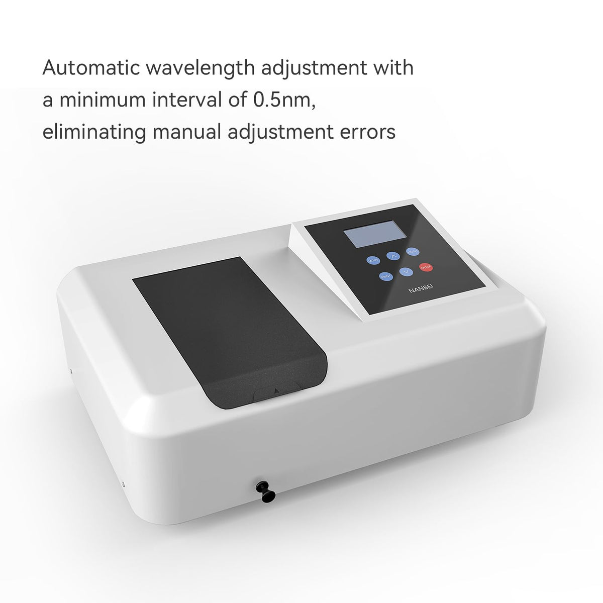 Black Visible Portable Lab Spectrophotometer LCD Digital
