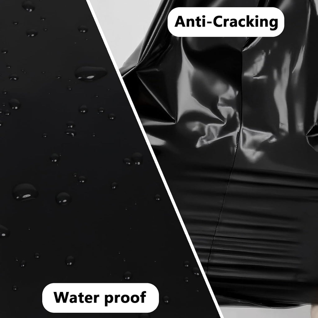 Poly Mailers 14.5x19 100PC Large Shipping Bags for Clothes Black