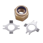 HDKANRD Propnut and Tab Washer Kit 18-3702 Replaces Mercury/Mariner Outboard Motor(35 40 50 60 70 HP)