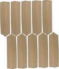 10pcs Triangle Kraft Paper Mailing Tubes for Documents Storage