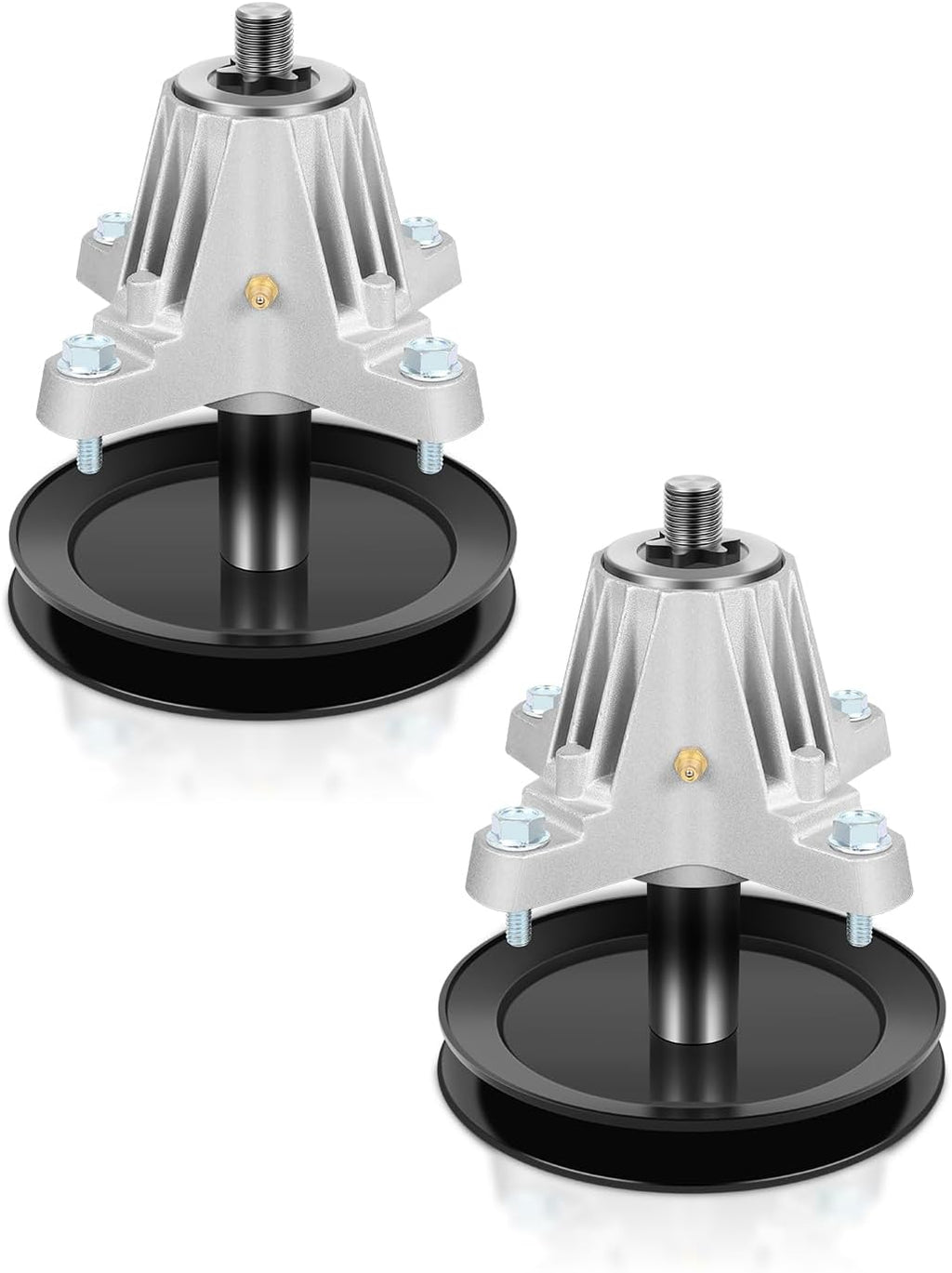 GCCSJ Lawn Mower Spindle Replacement Part Number 918-06991 618-06991 Compatible with MTD Troy-Bilt Craftsman Columbia Huskee Murray 42 inch Deck Lawn Tractors Mandrel Assembly, 2 Pack