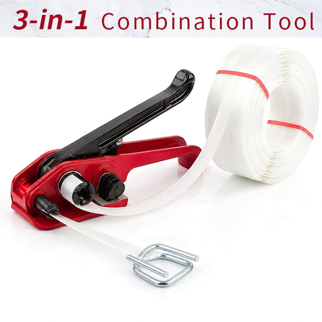 Heavy Duty Woven Pallet Strapping Tools Kit for Secure Industrial Packing
