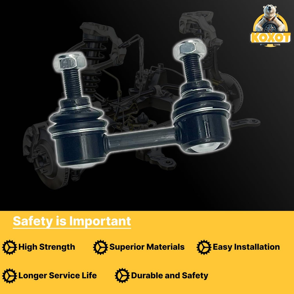 2Pcs K750662 K750663 Rear Sway Bar Stabilizer Link Compatible With Nissan 2013-2018 Altima (16-18 w/o Sport Suspension), 2016-2018 Maxima (To 09/2017)
