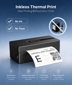 Bluetooth Thermal Shipping Label Printer for Small Business