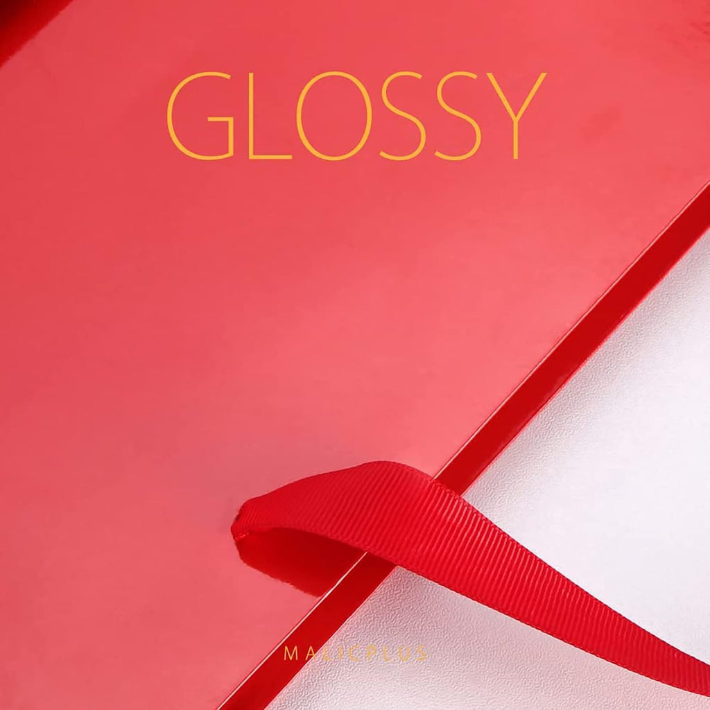 Large Gift Bags with Handles,13x5x10 Inch,Red,12 Pack