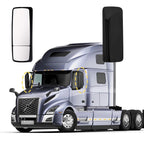 Door Mirror Power Heated Matte Black Cover Compatiable with 2004-2017 Volvo VNL - Passenger Side