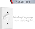 TayMac TC100WH Weatherproof Toggle Cover, 1-Gang, Vertical Device Mount, White