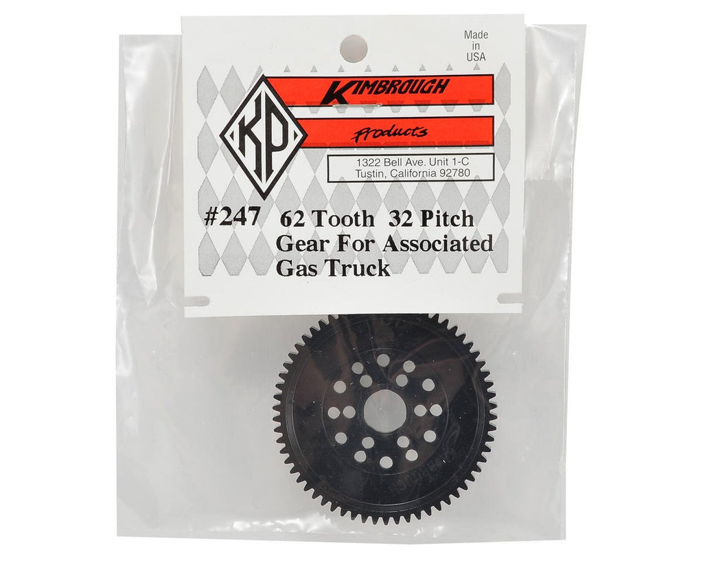 SEALON Kimbrough 32 Pitch Spur Gear, 62T: RC10GT