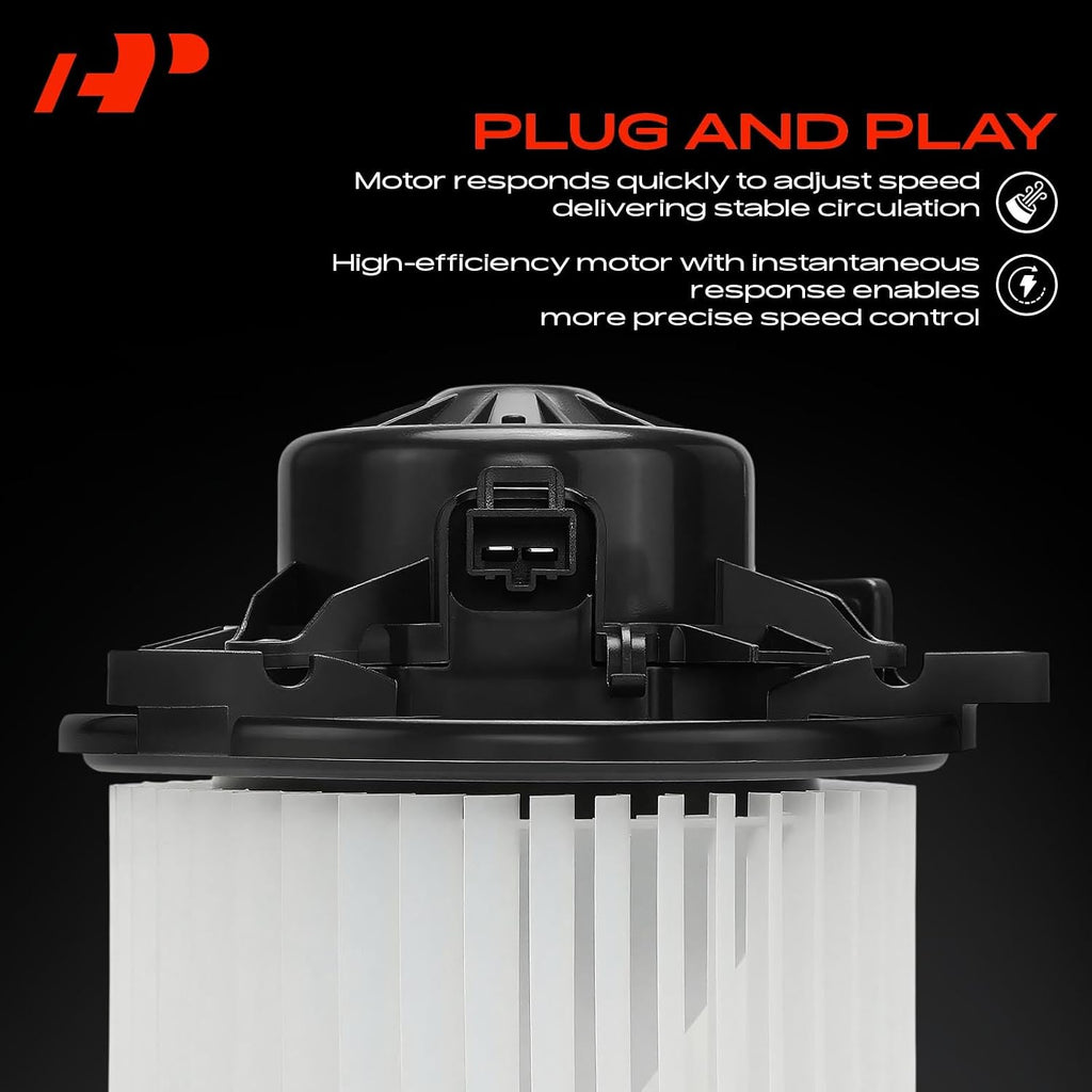 A-Premium Front HVAC Heater Blower Motor with Fan Cage