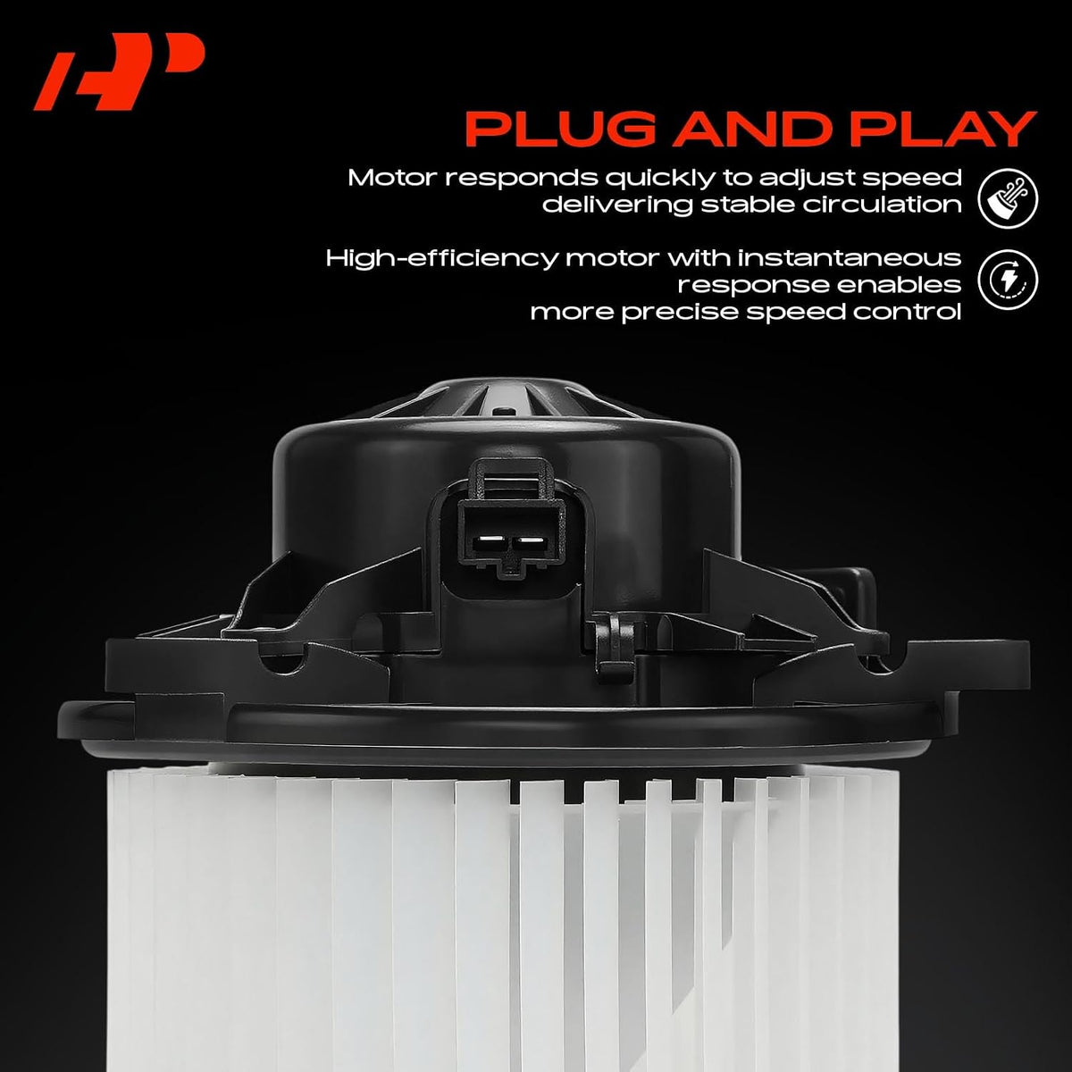 A-Premium Front HVAC Heater Blower Motor with Fan Cage