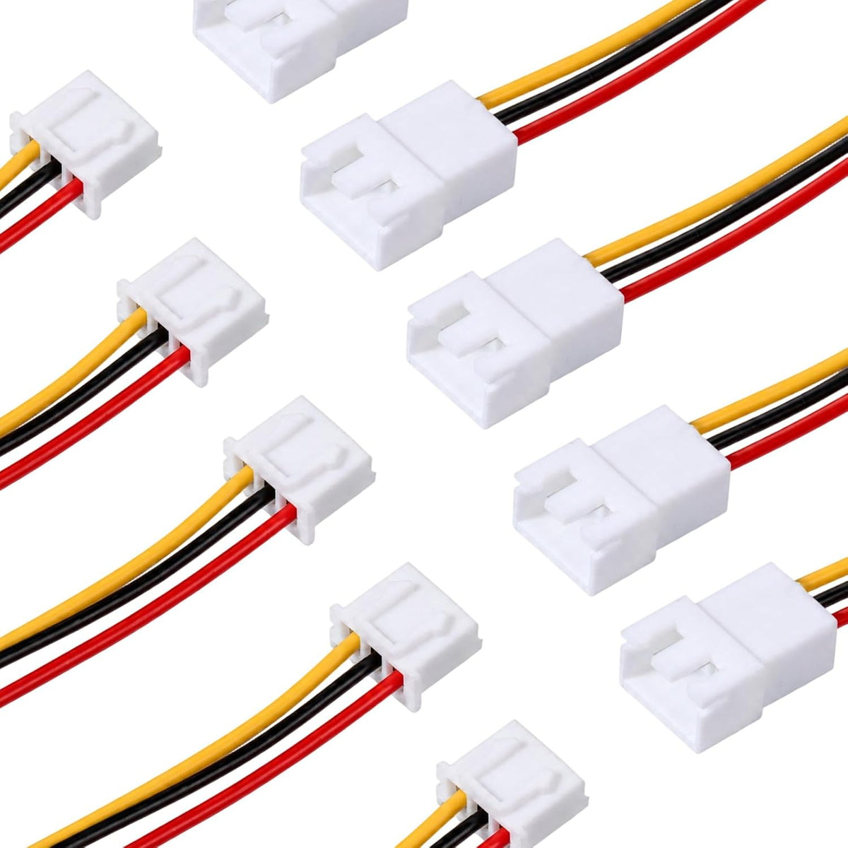 10Pair JST XH 2.54mm Connector Kit JST XH 3 Pin Header Male and Female Plug
