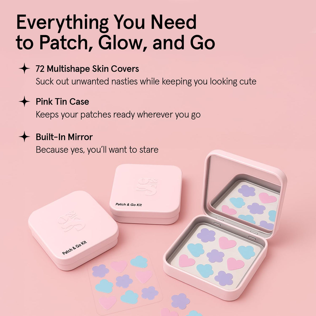Award Winning Pimple Patches for Face -72 Pack Multishape