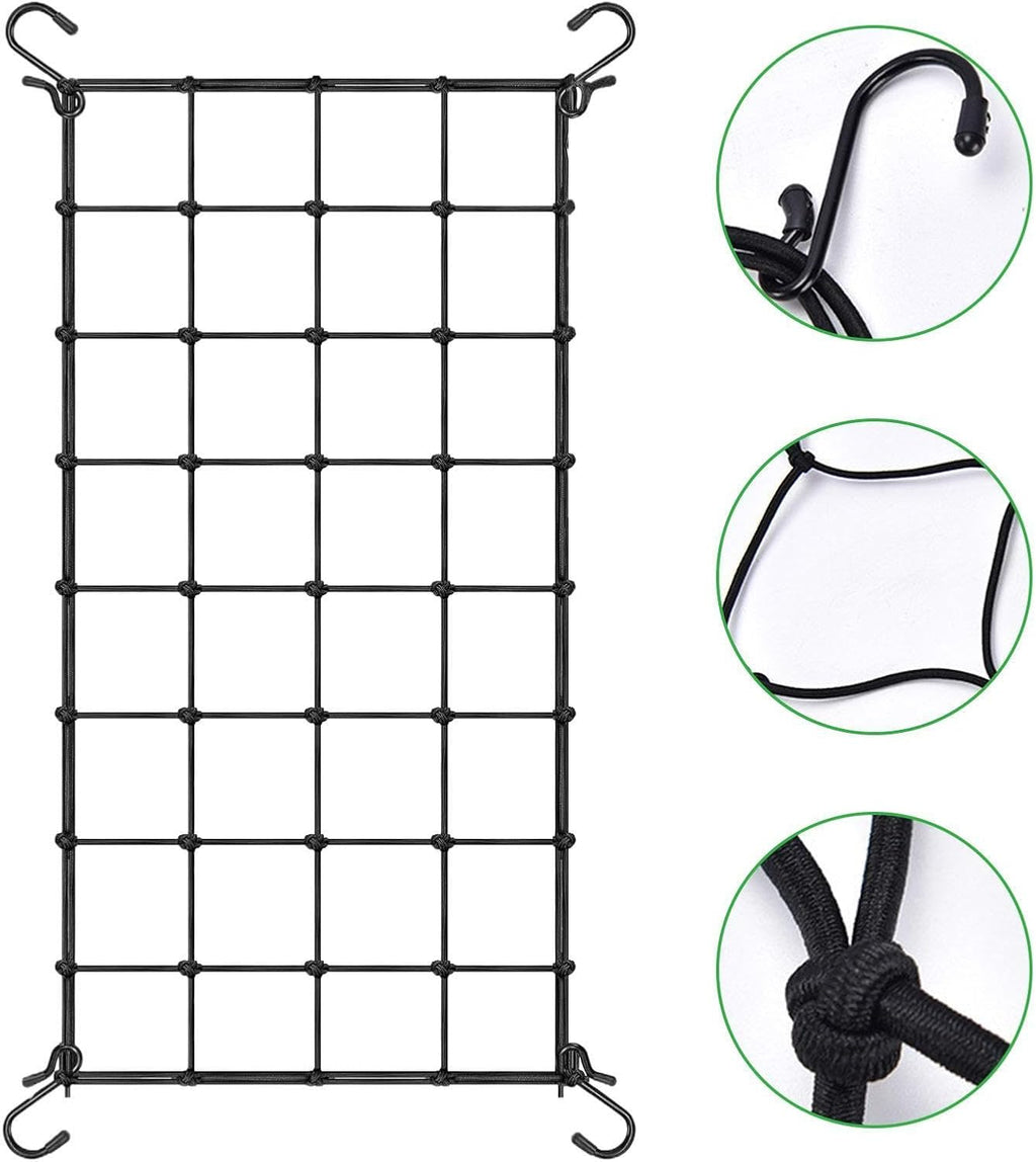 Trellis Netting for Climbing Plants Elastic Tent Support with Hooks | Garden Plant Trellis Netting for Fruits Flowers