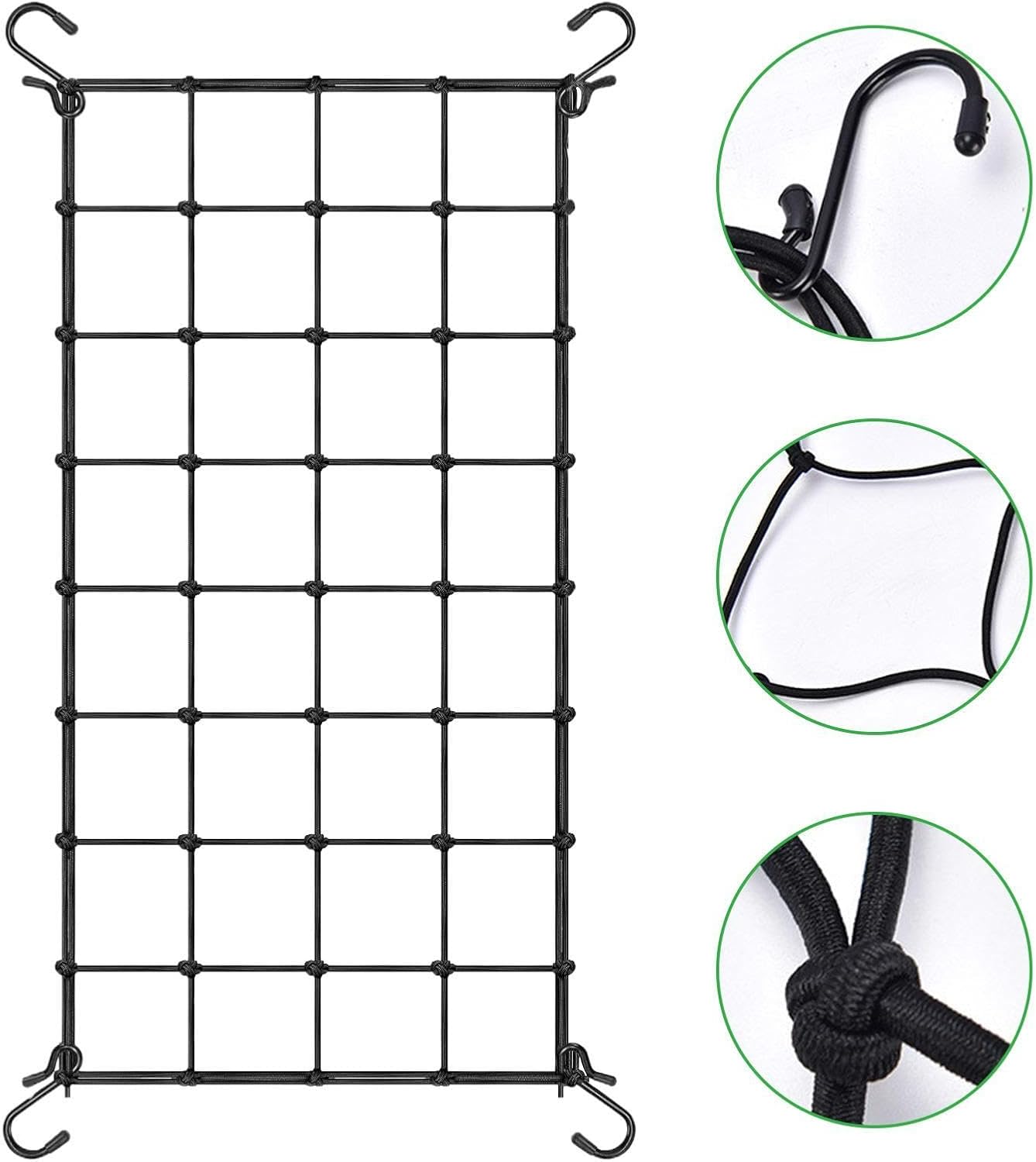 Trellis Netting for Climbing Plants Elastic Tent Support with Hooks | Garden Plant Trellis Netting for Fruits Flowers