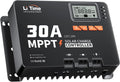 12V/24V 30A MPPT Solar Charge Controller Bluetooth, LCD Display | Max. 900W/24V 450W/12V PV Input, for LiFePO4 & Lead