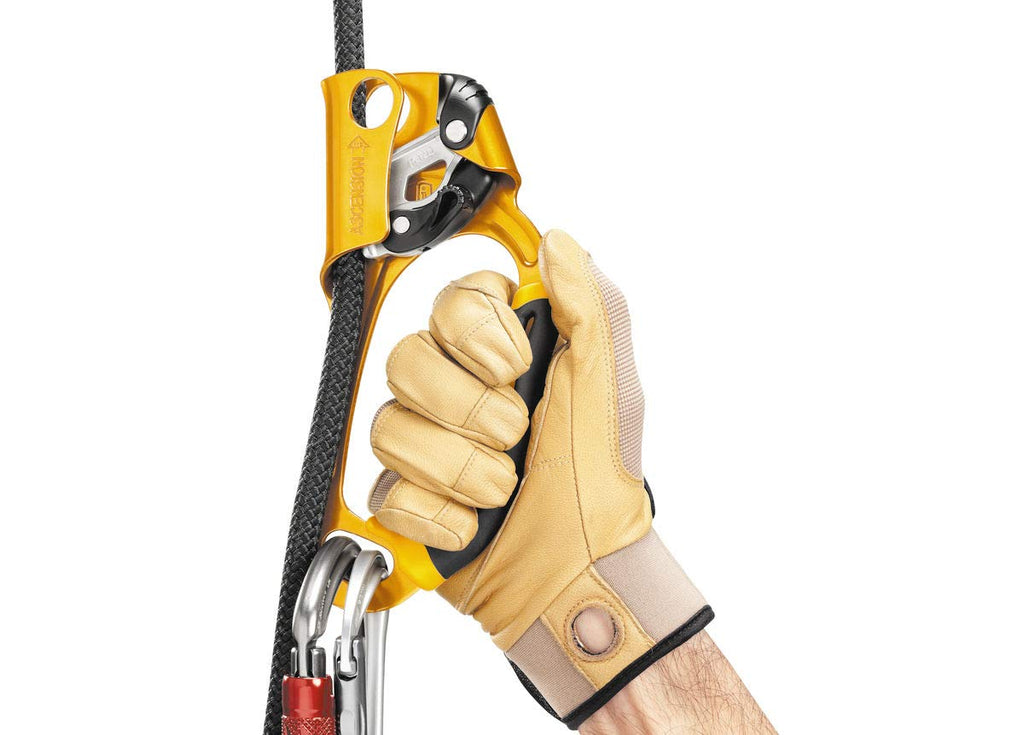 Petzl Right Handled Ascender, 1124 lb, Gold