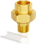 GASHER 3/8" NPT (F x M) Brass Union Pipe Fitting