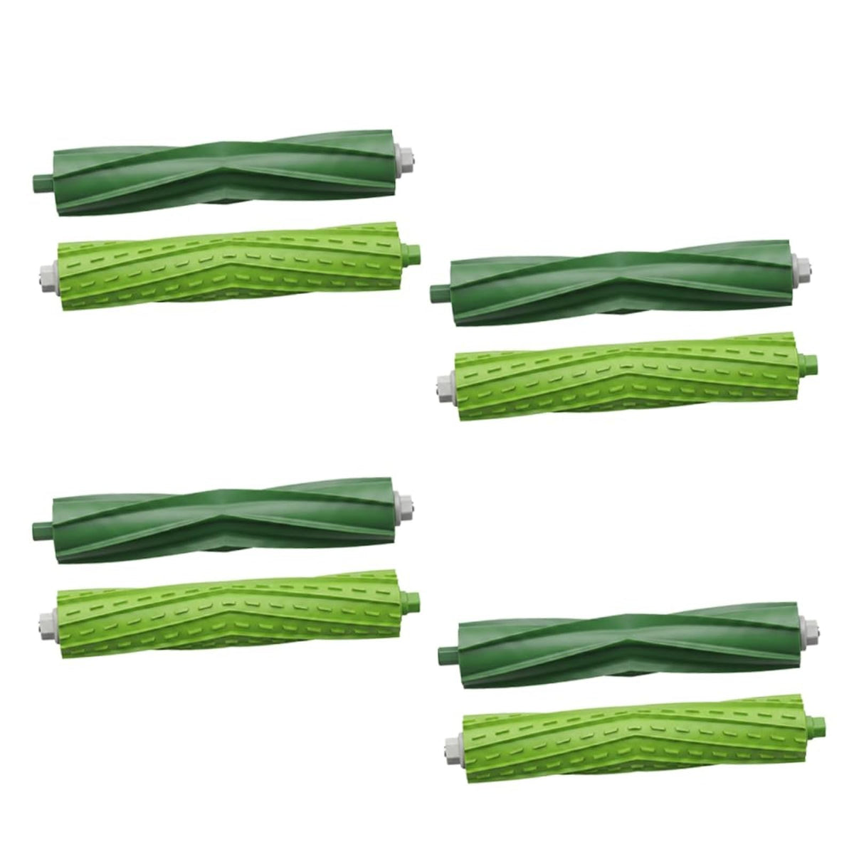 OE ORIELIXIR Replacement Rollers Compatible for iRobot Roomba i7 i7+ E5 E6 E7, Dual Multi-Surface Roller Brush Accessories Compatible with Roomba E i Series Robot Vacuum Cleaner (4 Sets)