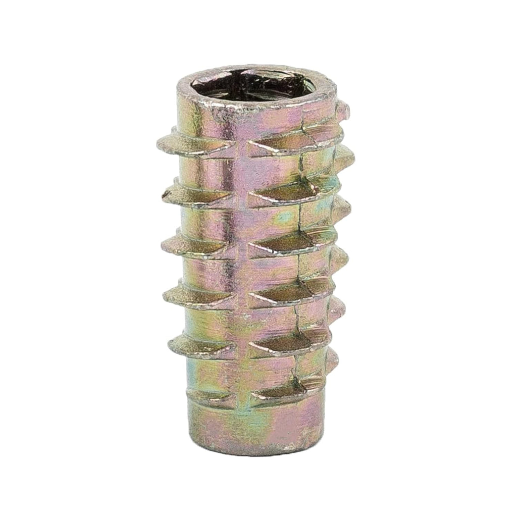 E-Z LOK Knife Thread Insert for Soft Wood, Hex Flush, 0.25-20, 50 ct