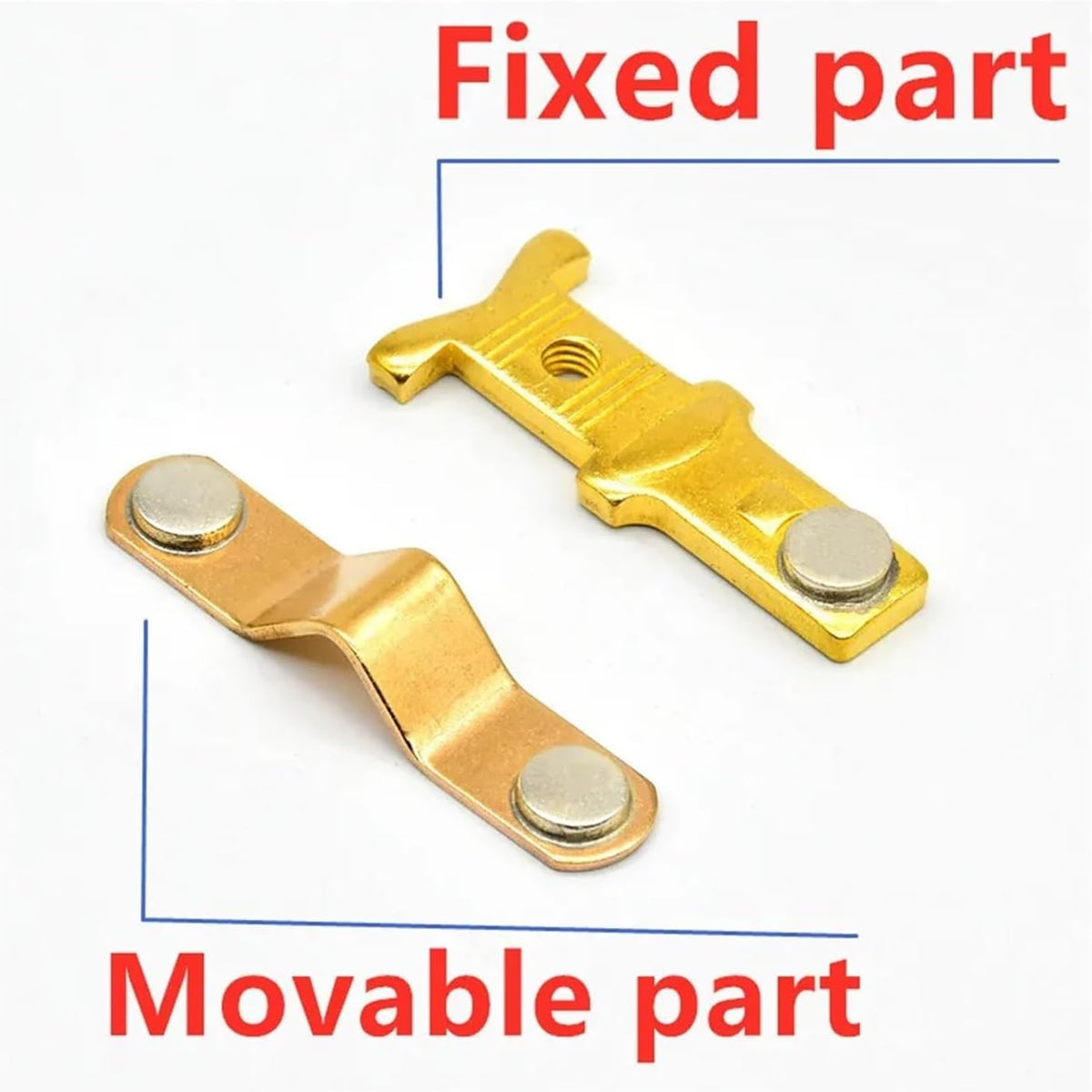Main Contact Kit for Switch Contactor LC1D50 LC1D40 CJX2-4011 CJX2-5011 Moving and Fixed Contacts Contactor Replacement Kit(LC1-D50 (A Grade))