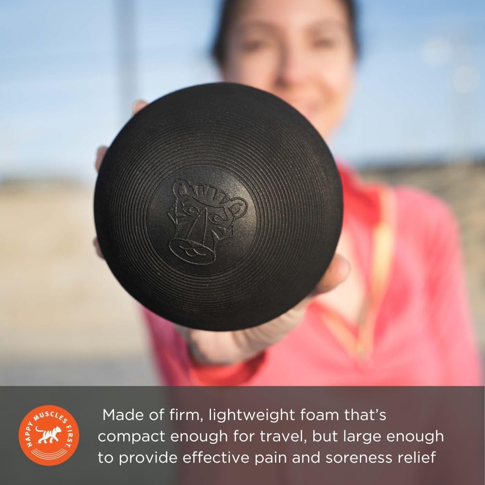Tiger Ball 5.0 Foam Roller Ball– Deep Tissue Massage Ball – Trigger Point Massage Therapy: Relief for HIPS, Glutes