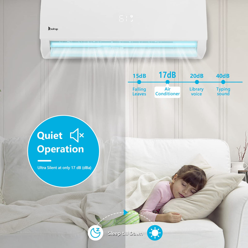 24,000 BTU Mini Split Air Conditioner, 20 SEER 230V