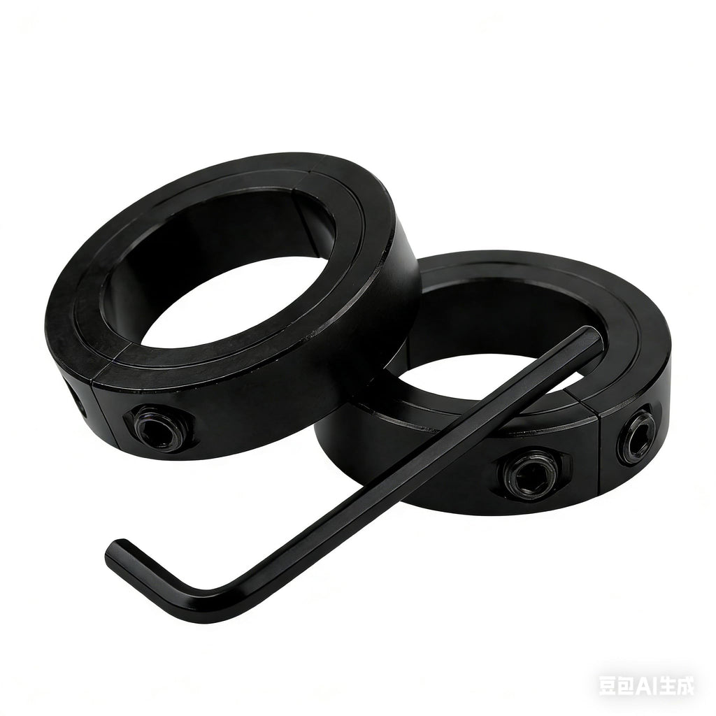 RPS-IND 2-Pack 1/4" Bore Double Split Shaft Collars