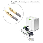 2Pcs 11x6.3x28mm Power Tool Carbon Brushes 3090210 Compatible with Festool