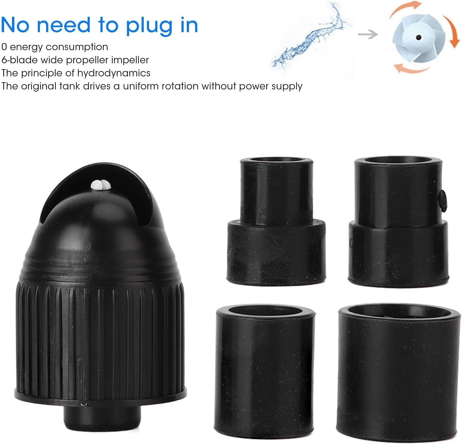 Powerhead ,Fish Small 360° Automatic Uniform Rotation Circulation Pump Freshwater Saltwater Maker for Aquarium