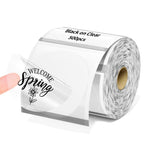 2” Circle Thermal Label, Self-Adhesive Round Sticker Labels, Circular Direct Thermal Printer Labels Compatible with