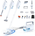 10-in-1 Steam Mop, Detachable Handheld Steam Cleaner for Multi-Surface | 350ml Tank,10s Heat-Up,248°F Steam