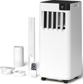 Portable Air Conditioner 8000 BTU,5-in-1 AC Unit with Cool, Dehumidifier, Fan, Sleep & Timer Modes, Auto Swing, Child