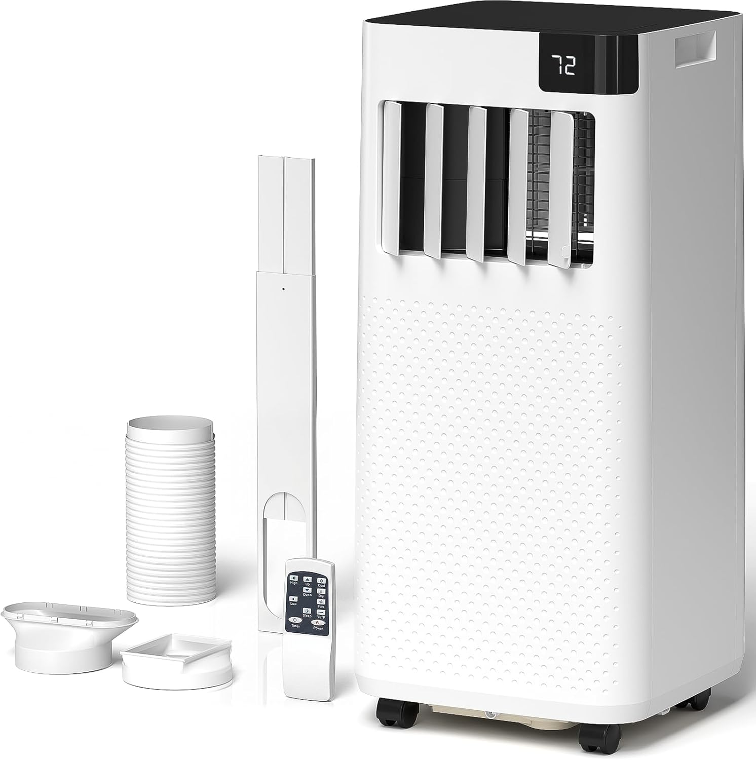 Portable Air Conditioner 8000 BTU,5-in-1 AC Unit with Cool, Dehumidifier, Fan, Sleep & Timer Modes, Auto Swing, Child