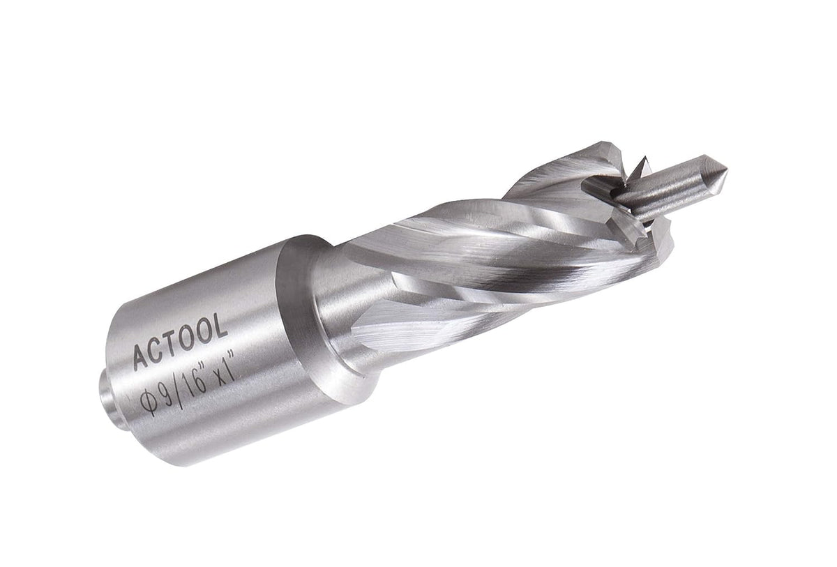 9/16" Diameter × 1" Depth of Cut HSS ANNULAR Cutter with 3/4'' Weldon Shank