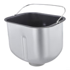 Noteflora Bread Machine Liner Mixing Bucket,Stainless Bread Maker Inner Replacement Part Features Nonstick Liner For Convenience For Home(Black T1)