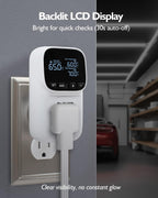 ZILLSEA Digital Temperature Controller, Heating Cooling Thermostat Outlet