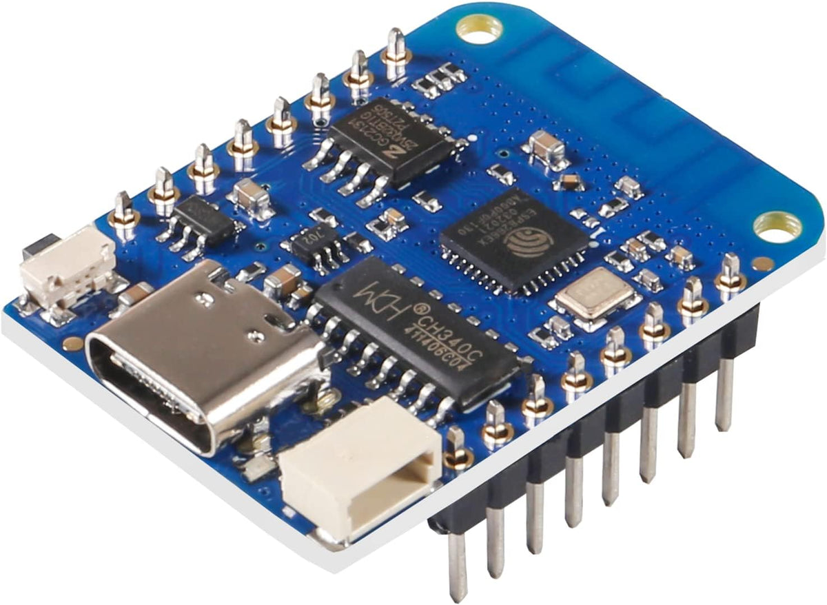 2pcs for WEMOS D1 Mini V4.0.0 Type-C USB WiFi Internet of Things Board Based ESP8266 4MB Compatible for Arduino MicroPython Nodemcu