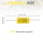 MECCANIXITY 2Pcs 2.7uF High-Frequency Divider Capacitor 250V