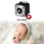 SIMAX3D 42 Stepper Motor 34mm high 1.8° Torque 15Ncm (22.3oz.in) Low Noise 2-Phrase Universal Electric DC 1.3A Motor with 1M Cable for 3D Printer CNC Laser Machine
