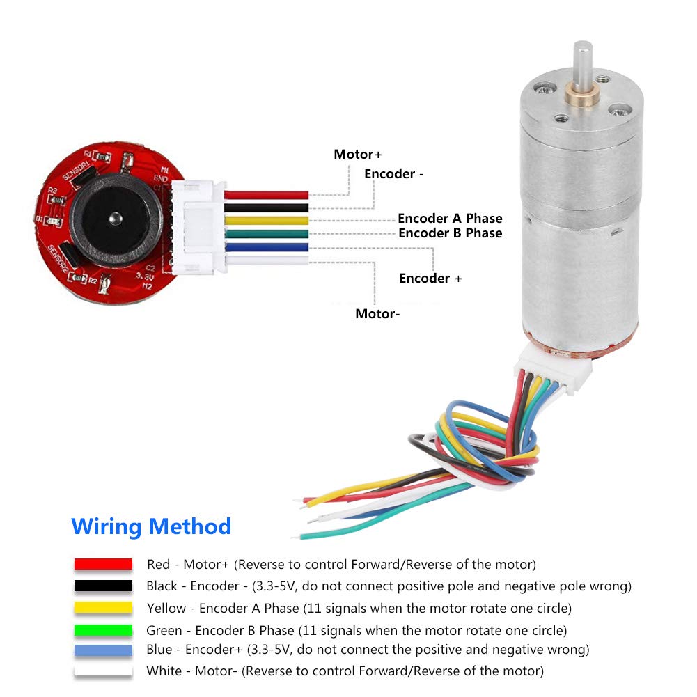 WALFRONT DC Gear Motor Speed Reduction DC Motor, 12V (RPM 60)