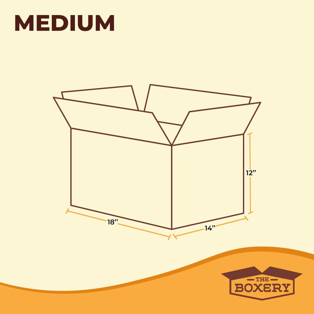 Moving Boxes 25-Pack Medium | 18x14x12 inch