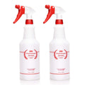 Plastic Spray Bottle 2 Pack, 32 Oz, All-Purpose Heavy Duty Spraying Bottles Leak Proof Mist Empty Water Sprayer for