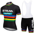 Cycling Jersey Men Set Bib Shorts Set Summer Mountain Bike Bicycle Suit Anti-UV Bicycle Team Racing Uniform Clothes