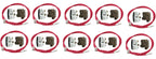 4387535 Refrigerator Relay and Overload for Whirlpool for Kenmore compressor 10 Pk*