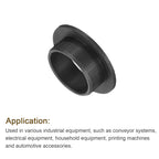 uxcell 8Pcs Flanged Sleeve Bearings,ID12mmxOD14mmxL6mm POM Bushing,Black