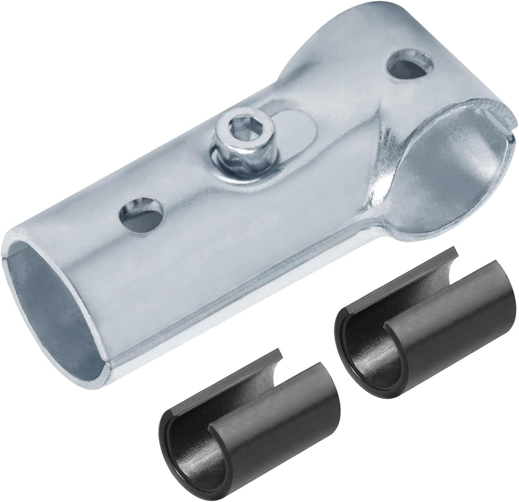 10 Sets T Pipe Connectors Tee Clamps, Fits 3/4" EMT Conduit Directly | Adapter Shims for 1/2" EMT
