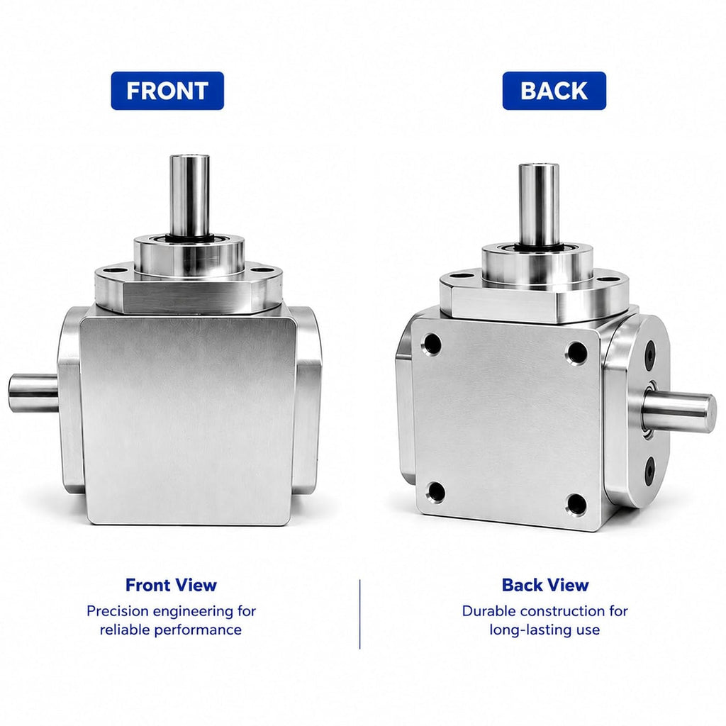 90 Degree Right Angle Gearbox 1:1 Bevel Gear Drive