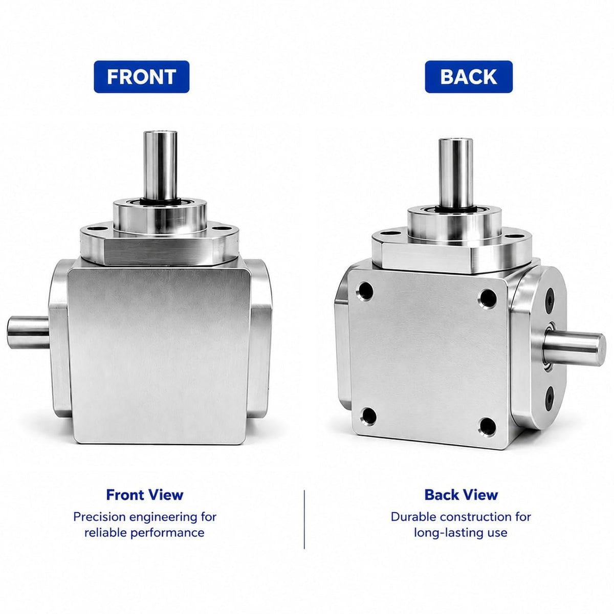 90 Degree Right Angle Gearbox 1:1 Bevel Gear Drive
