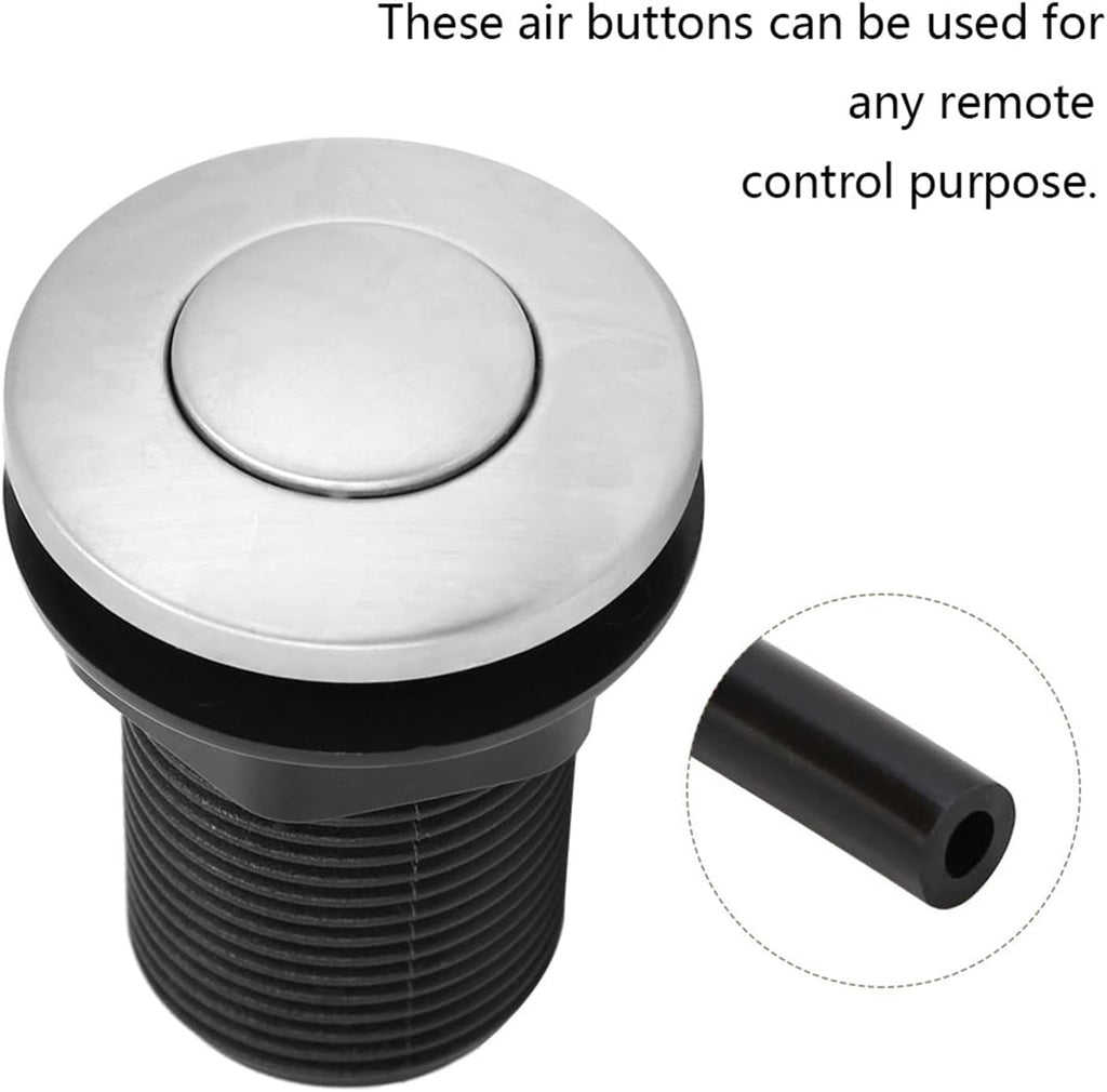 Eujgoov Air Switch Kit 32mm Self-Locking Button for Spa Tub