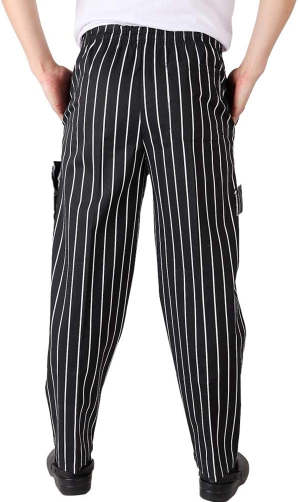 Men's Chef Pants Cargo Style, Baggy Chef Pants with Pockets